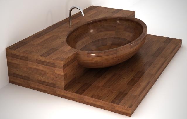 unique-wood-bathtub