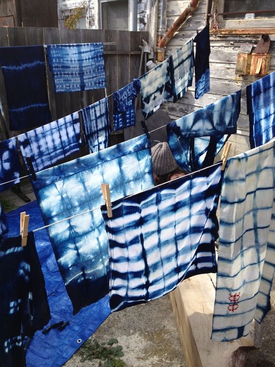 shibori na decoração