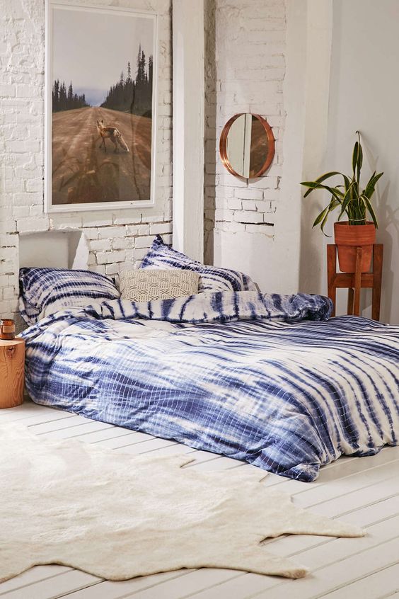 shibori na decoração